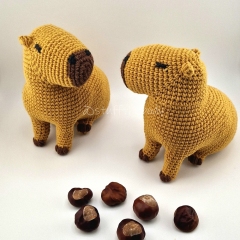 Gog & Magog The Capybaras [No-Sew] amigurumi by StuffTheBody