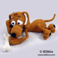 Doug the dog amigurumi by IlDikko