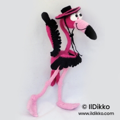 Fernando el Flamenco amigurumi by IlDikko