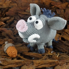 Wilbur the Wild Boar amigurumi pattern by IlDikko
