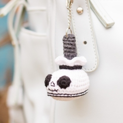 Halloween Skeleton Boot Keychain