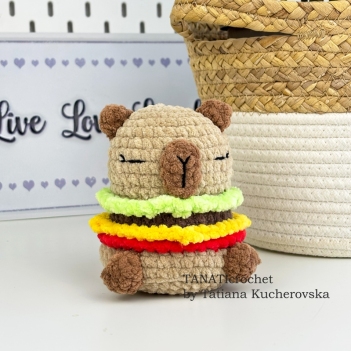 CapyBurger amigurumi pattern by TANATIcrochet