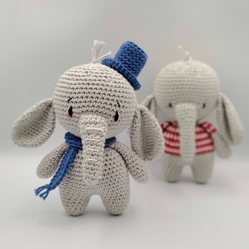 Dulis the little Elephant amigurumi pattern by IwannaBeHara