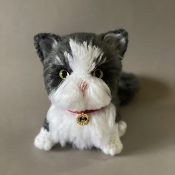 Fluffy Cat Crochet Pattern amigurumi pattern by CrochetThingsByB