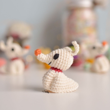 Zero the amigurumi ghost amigurumi pattern by O Recuncho de Jei