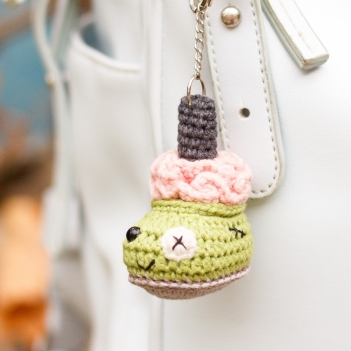Halloween Zombie Boot Kaychain amigurumi pattern by Planet Piu