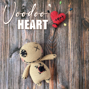 Voodoo Heart amigurumi pattern by Amigurumi Boy