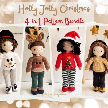 Holly Jolly Christmas Bundle amigurumi pattern by Schipper Amigurumi