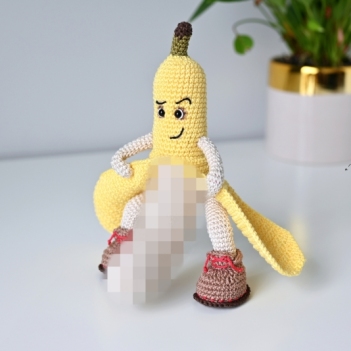Funny Banana amigurumi pattern by apinchofcotton