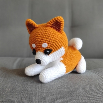 Ginger the Shiba Inu amigurumi pattern by Miss Cuddlington