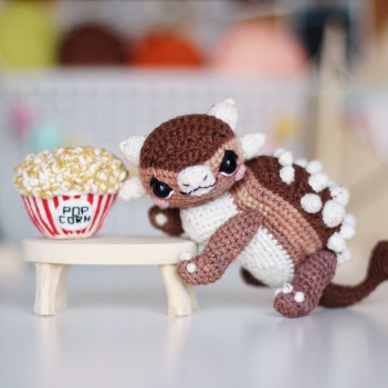 Dinosaur Ankylosaurus Bruno amigurumi pattern by Loopy Pattern