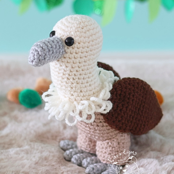 Scruffle the vulture  amigurumi pattern by LikeALigerCrochet