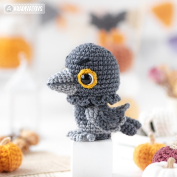 Mini Raven ('Mini Kingdom') amigurumi pattern by AradiyaToys