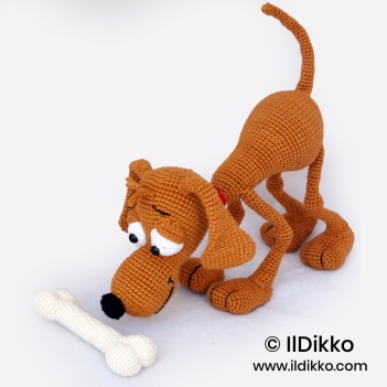 Doug the dog amigurumi pattern by IlDikko