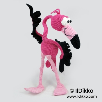 Fernando el Flamenco amigurumi pattern by IlDikko