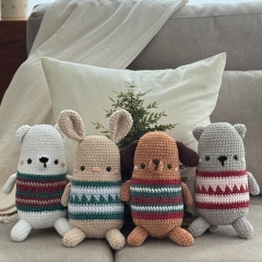 Christmas Animals amigurumi pattern by Amour Fou