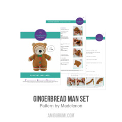 Gingerbread Man Set amigurumi pattern by Madelenon