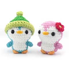 Cute Penguin amigurumi pattern by DIY Fluffies