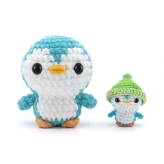 Cute Penguin amigurumi by DIY Fluffies