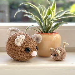 Molly the Mouse amigurumi by DIY Fluffies
