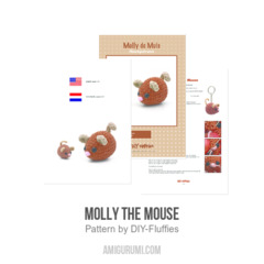 Molly the Mouse amigurumi pattern by DIY Fluffies