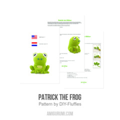Patrick the Frog amigurumi pattern by DIY Fluffies