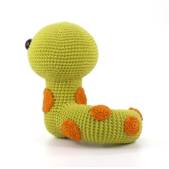 Simon the Snake amigurumi by DIY Fluffies
