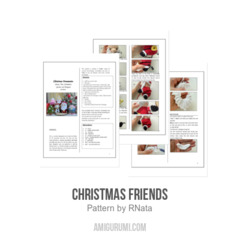 Christmas Friends amigurumi pattern by RNata