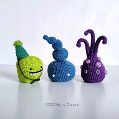 Rainboo critters amigurumi by Happy Coridon