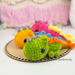Pocket Dragon amigurumi pattern by TANATIcrochet