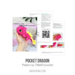 Pocket Dragon amigurumi pattern by TANATIcrochet