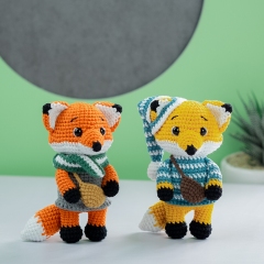 Suri Fox amigurumi pattern by Lennutas