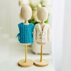 Winter fashion amigurumi pattern by Fluffy Tummy