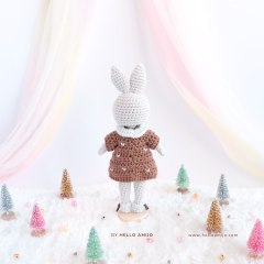 Joyce the Bunny Crochet Pattern PDF amigurumi by Hello Amijo