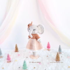 Mary the Elephant Crochet Pattern amigurumi pattern by Hello Amijo