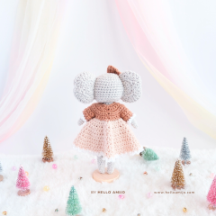 Mary the Elephant Crochet Pattern amigurumi by Hello Amijo