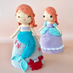 Reversible Little Mermaid amigurumi by Chibiscraft