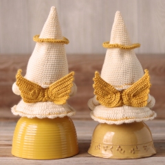 Angel Gnome amigurumi pattern by Jen Hayes Creations