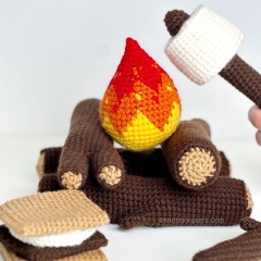 Campfire Edition amigurumi by Knotmonster