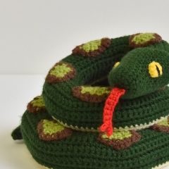 Python Snake  amigurumi by The Flying Dutchman Crochet Design