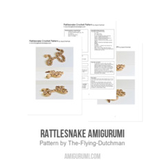 Rattlesnake Amigurumi amigurumi pattern by The Flying Dutchman Crochet Design