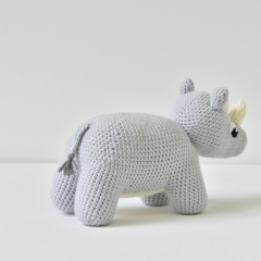 Rhino Amigurumi amigurumi pattern by The Flying Dutchman Crochet Design
