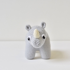 Rhino Amigurumi amigurumi pattern by The Flying Dutchman Crochet Design