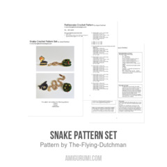 Snake Pattern Set amigurumi pattern by The Flying Dutchman Crochet Design