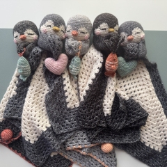 Shuffle the Penguin Lovey amigurumi pattern by SarahDeeCrochet