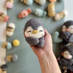 Shuffle the Penguin Lovey amigurumi by SarahDeeCrochet