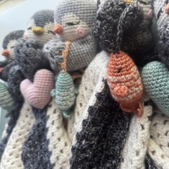 Shuffle the Penguin Lovey amigurumi pattern by SarahDeeCrochet