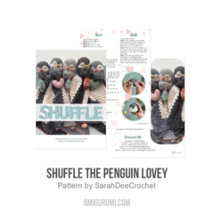 Shuffle the Penguin Lovey amigurumi pattern by SarahDeeCrochet