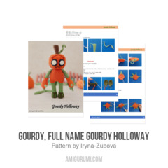 Gourdy, full name Gourdy Holloway amigurumi pattern by Iryna Zubova