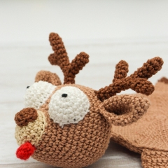 Splat Deer amigurumi pattern by Mariia Zhyrakova